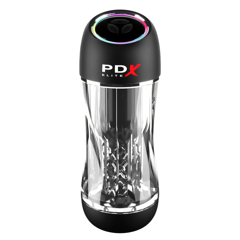 Pipedream PDX Elite ViewTube Pro Clear USB Rechargeable Auto Sucking Stroker