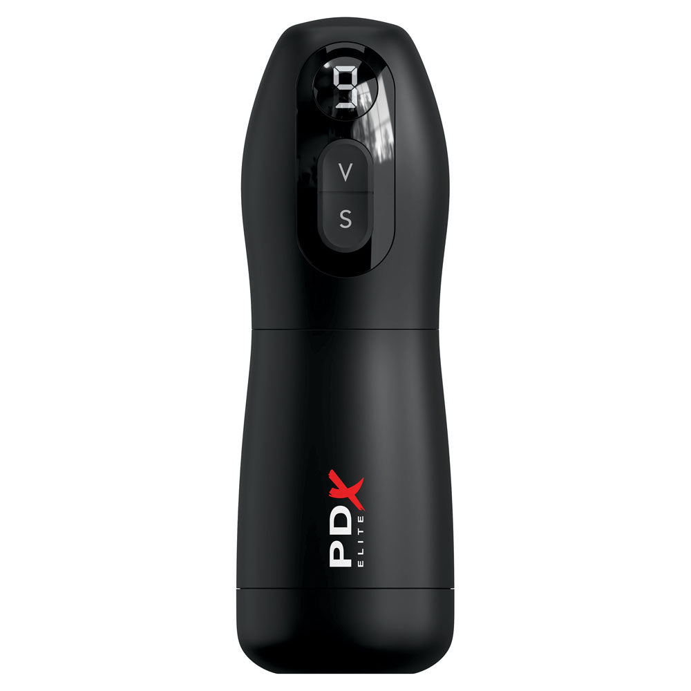 Pipedream PDX Elite Suck-O-Matic - USB Rechargeable Sucking & Vibrating Masturbator