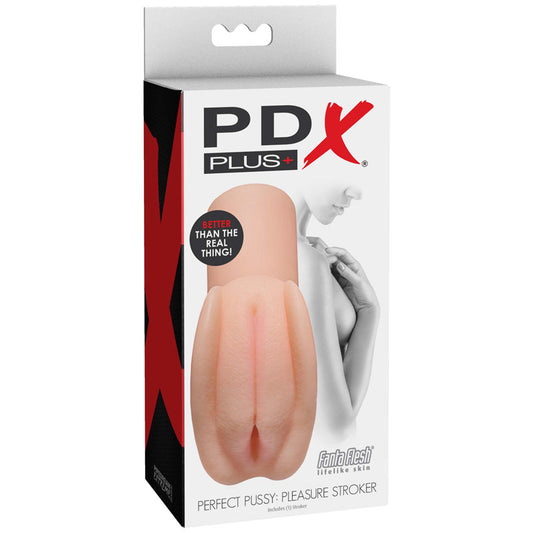 Pipedream PDX PLUS Perfect Pussy Pleasure Stroker - Flesh Vagina Stroker