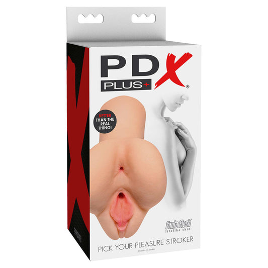 Pipedream PDX PLUS Pick Your Pleasure Stroker - Flesh Vagina Stroker