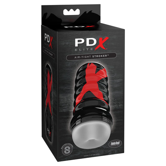 Pipedream PDX Elite Air-Tight Stroker - Frosted Clear Stroker