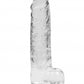 Shots Toys | REALROCK Crystal Clear 9" / 22cm Realistic Dildo with Balls - Transparent