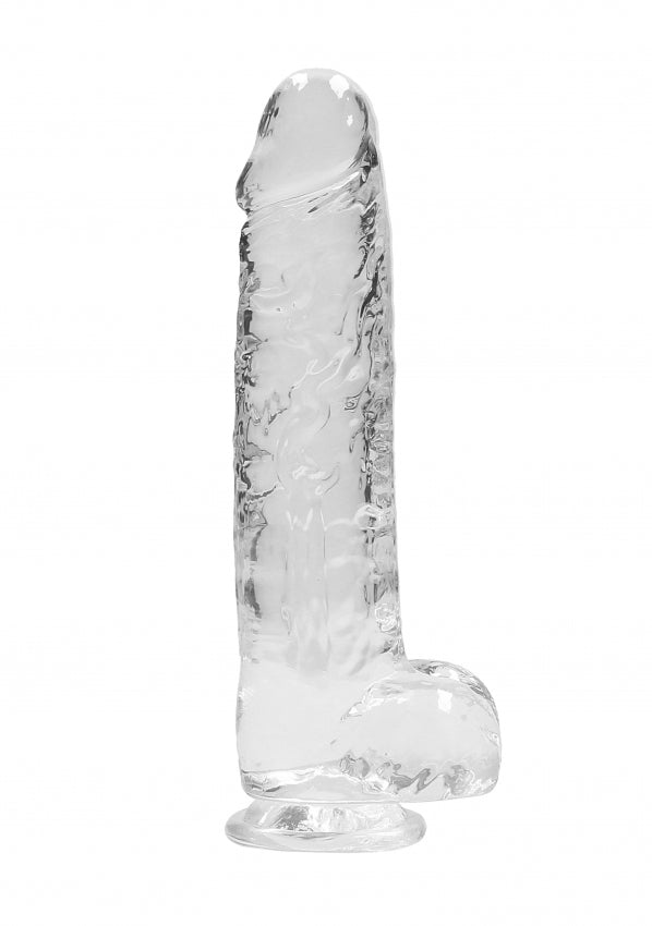 Shots Toys | REALROCK Crystal Clear 9" / 22cm Realistic Dildo with Balls - Transparent