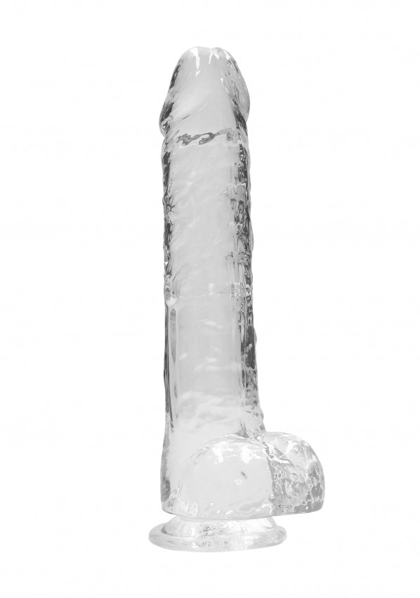 Shots Toys | REALROCK Crystal Clear 9" / 22cm Realistic Dildo with Balls - Transparent