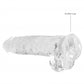 Shots Toys | REALROCK Crystal Clear 9" / 22cm Realistic Dildo with Balls - Transparent