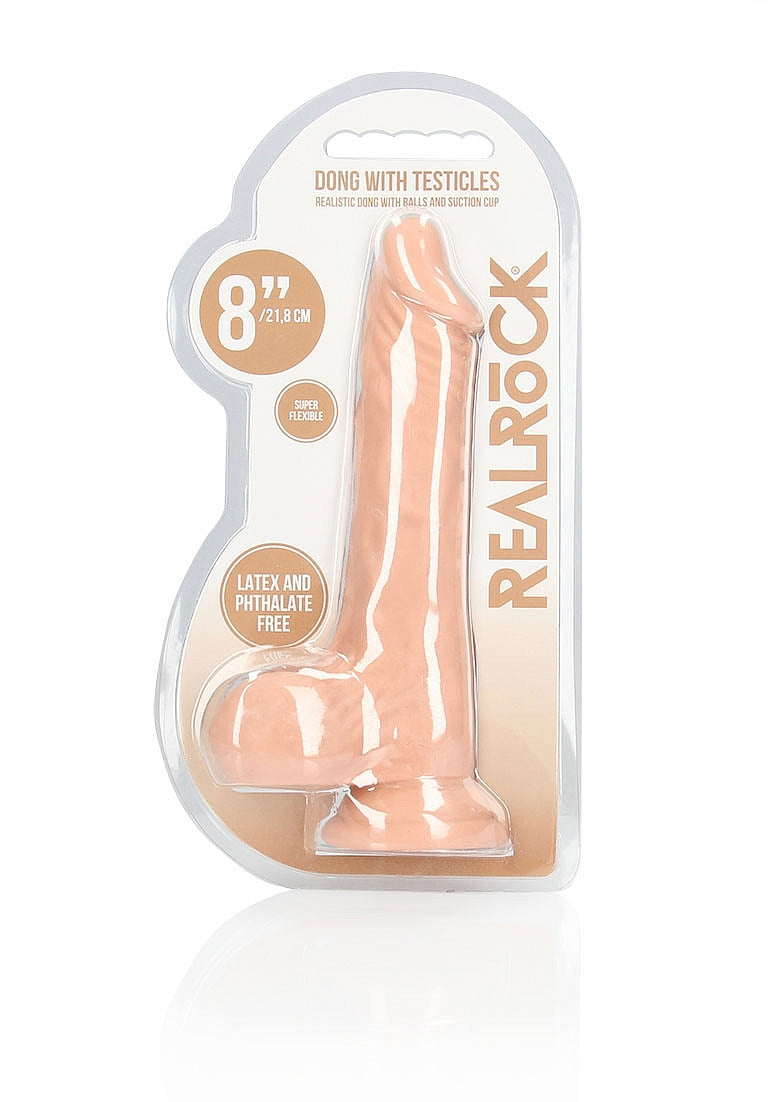 Shots Toys | REALROCK Realistic Dildo With Balls 8" / 20cm Flesh