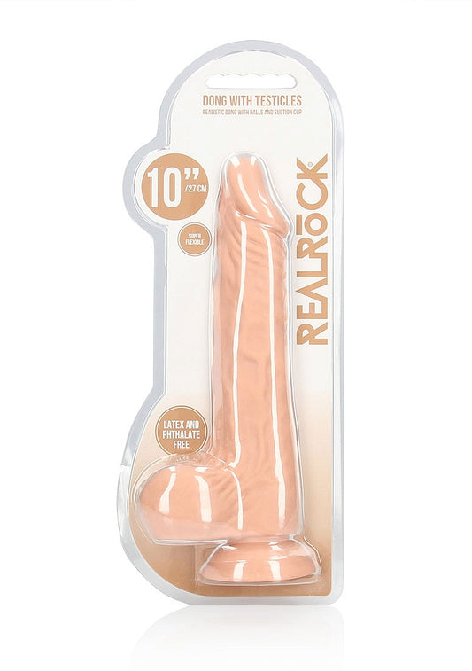 Shots Toys | REALROCK Realistic Dildo With Balls 10" / 25cm Flesh