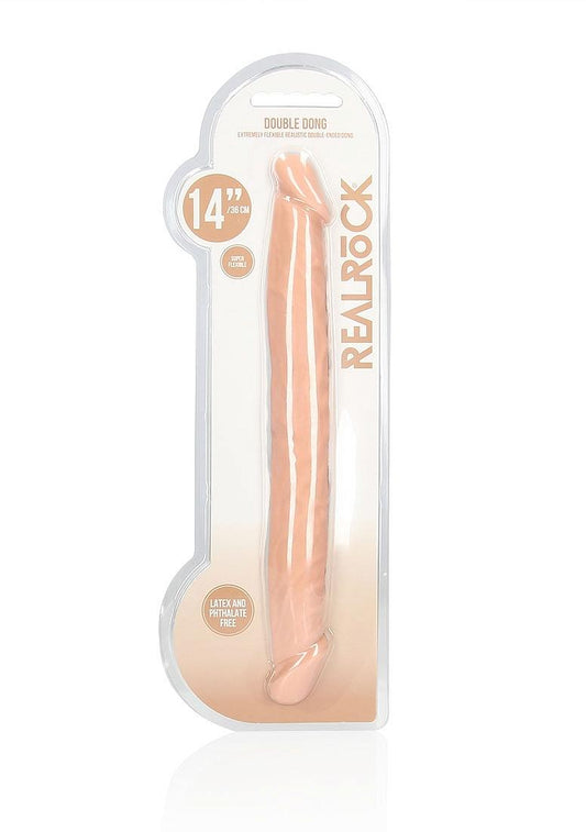 Shots Toys | REALROCK Double Dong 14" - Flesh