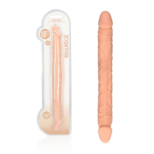 Shots Toys | REALROCK 18" Double Dildo Flesh 46cm Double Dong