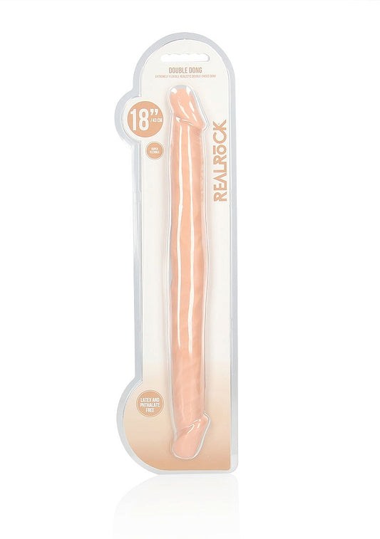 Shots Toys | REALROCK Double Dong 18" - Flesh