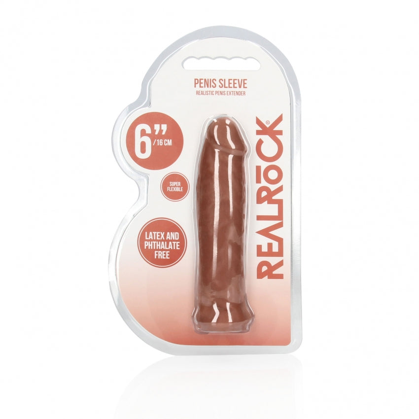 Shots Toys | REALROCK Penis Sleeve 6" - Tan