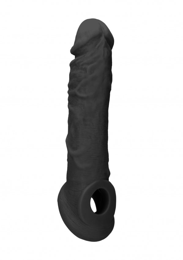 Shots Toys | REALROCK Penis Sleeve 8" - Black