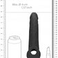 Shots Toys | REALROCK Penis Sleeve 9" - Black