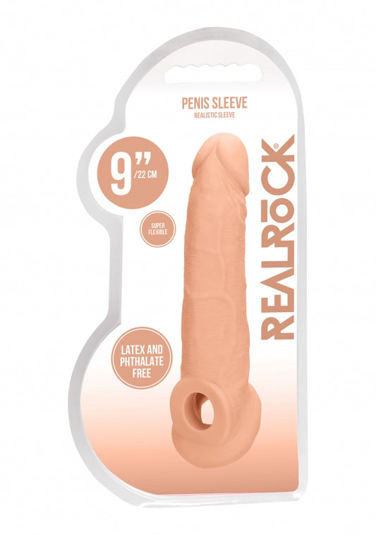 Shots Toys | REALROCK Penis Sleeve 9" - Flesh