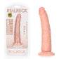 REALROCK Realistic Slim Dildo without Balls - Flesh 15.5cm (6") Dong w Suction