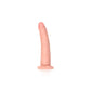 REALROCK Realistic Slim Dildo without Balls - Flesh 15.5cm (6") Dong w Suction