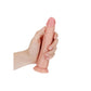 REALROCK Realistic Slim Dildo without Balls - Flesh 18cm (7") Dong w Suction