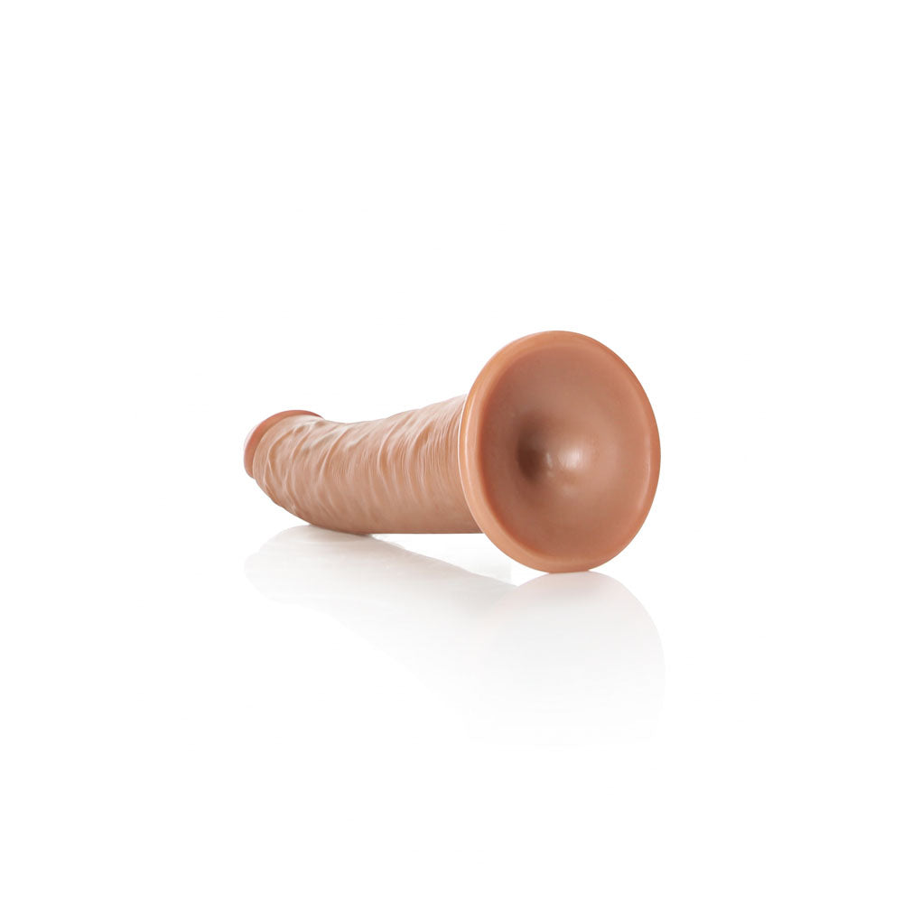 Shots Toys | REALROCK Realistic Slim Dildo with Suction Cup - Tan 20.5cm (8") Dong