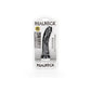 REALROCK Realistic Regular Curved Dildo w Suction Cup - Black 15.5cm (6") Dong