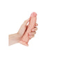 REALROCK Realistic Regular Curved Dildo with Suction Cup - Flesh 18cm (7") Dong