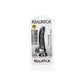 REALROCK Realistic Regular Curved Dong with Balls - Black 15.5cm (6") Dildo