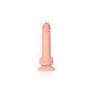 REALROCK Realistic Regular Curved Dong with Balls - Flesh 18cm (7") Dildo