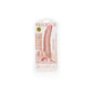 REALROCK Realistic Regular Curved Dong with Balls - Flesh 18cm (7") Dildo