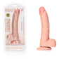 REALROCK Realistic Regular Curved Dong with Balls - Flesh 20.5cm (8") Dildo