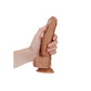 Shots Toys | REALROCK Realistic Regular Curved Dong with Balls - Tan 20.5cm (8") Dildo Suction