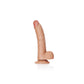 Shots Toys | REALROCK Realistic Regular Curved Dong with Balls - Tan 20.5cm (8") Dildo Suction