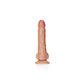 REALROCK Straight Realistic Dildo with Balls - Tan 20.5cm (8") Dong with Suction