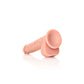 REALROCK Straight Realistic Dildo with Balls - Flesh 25.5cm (10") Dong w Suction