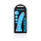 Shots Toys | REALROCK 15.5cm Slim Glow in the Dark Neon - Blue (6") Dildo Dong