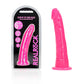 Shots Toys | REALROCK 15.5cm Slim Glow in the Dark Neon - Pink (6") Dildo Dong