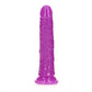 Shots Toys | REALROCK 18cm Slim Glow in the Dark Neon - Purple (7") Dildo Dong