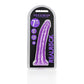 Shots Toys | REALROCK 18cm Slim Glow in the Dark Neon - Purple (7") Dildo Dong