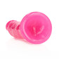 Shots Toys | REALROCK 20cm Slim Glow in the Dark Neon - Pink (8") Dildo Dong