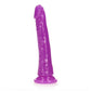 Shots Toys | REALROCK 20cm Slim Glow in the Dark Neon - Purple (8") Dildo Dong