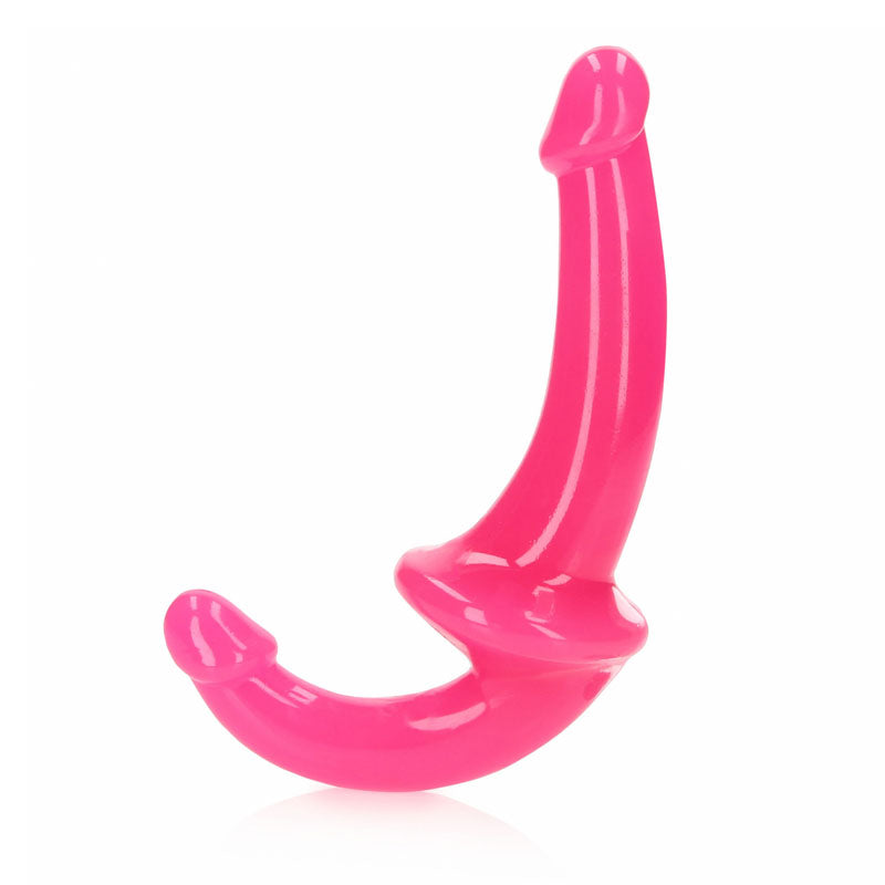 Shots Toys | REALROCK 13.5cm (6") Strapless Strap-On Glow in the Dark - Pink