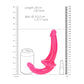 Shots Toys | REALROCK 13.5cm (6") Strapless Strap-On Glow in the Dark - Pink