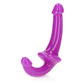 Shots Toys | REALROCK 13.5cm (6")Strapless Strap-On Glow in the Dark - Purple