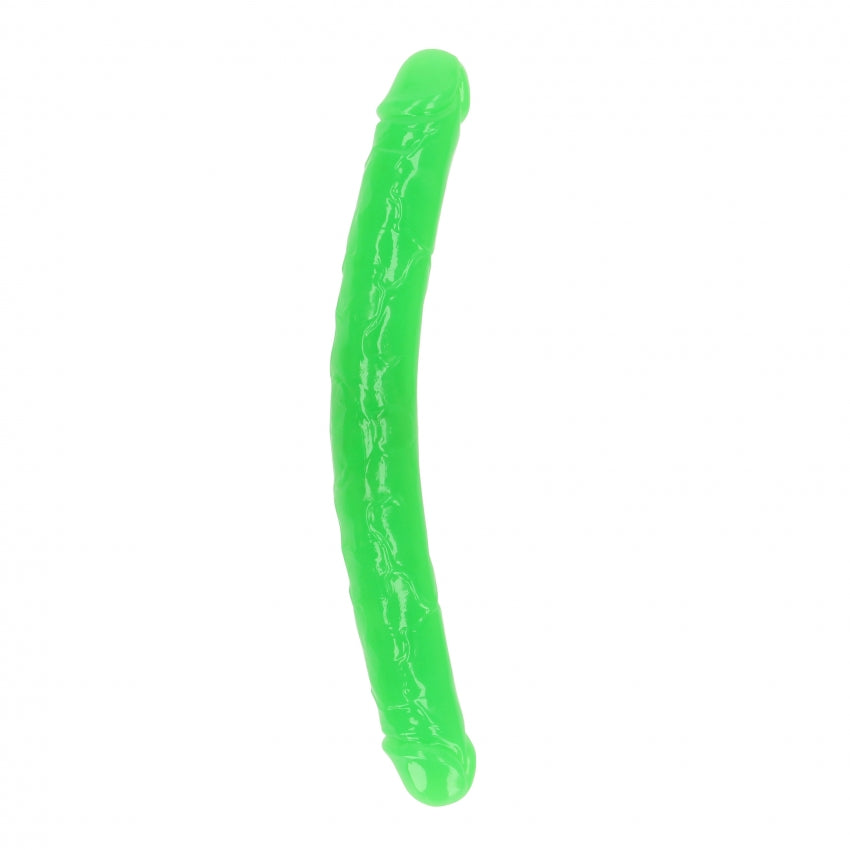 Shots Toys | REALROCK 38cm Double Dong - Green (15") Glow In The Dark