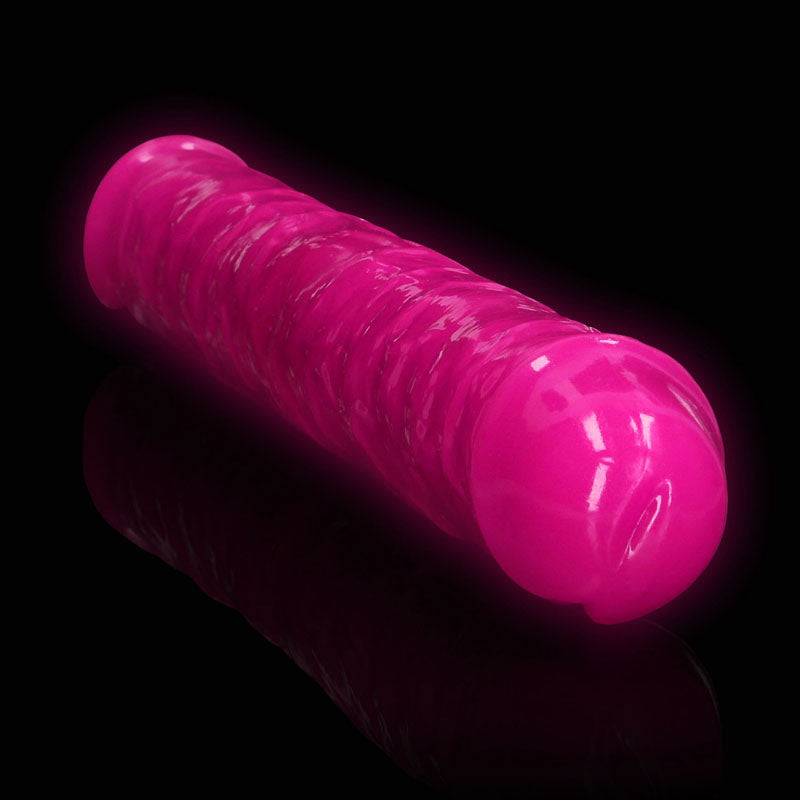 Shots Toys | REALROCK 38cm Double Dong - Pink (15") Glow In The Dark