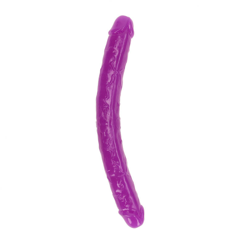 Shots Toys | REALROCK 38cm Double Dong - Purple (15") Glow In The Dark