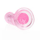 Shots Toys | REALROCK Crystal Clear 15.5cm Straight Dildo - Pink 6" Dong