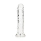 Shots Toys | REALROCK Crystal Clear 15.5cm Straight Dildo - Clear 6" Dong