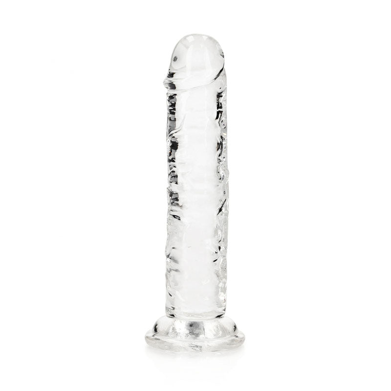 Shots Toys | REALROCK Crystal Clear 15.5cm Straight Dildo - Clear 6" Dong