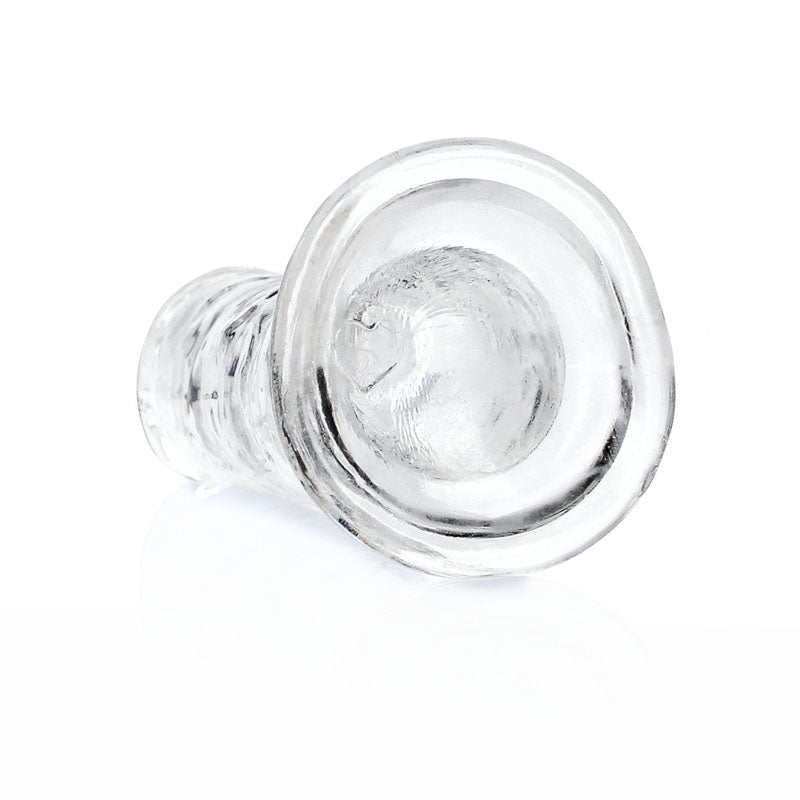 Shots Toys | REALROCK Crystal Clear 15.5cm Straight Dildo - Clear 6" Dong