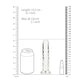 Shots Toys | REALROCK Crystal Clear 15.5cm Straight Dildo - Clear 6" Dong