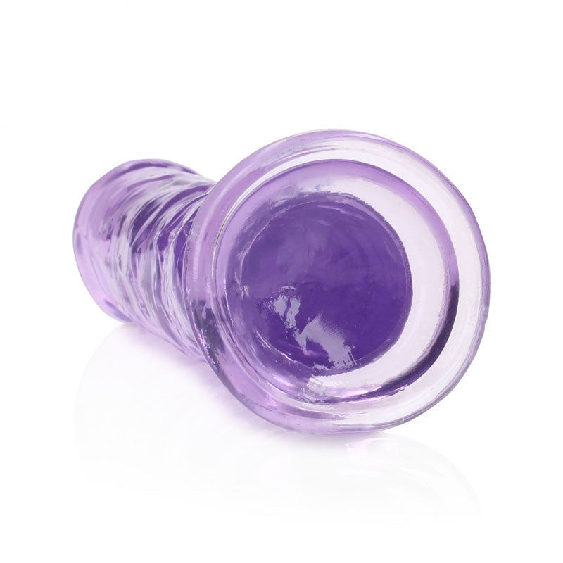 Shots Toys | REALROCK Crystal Clear 18cm Straight Dildo - Purple 7" Dong